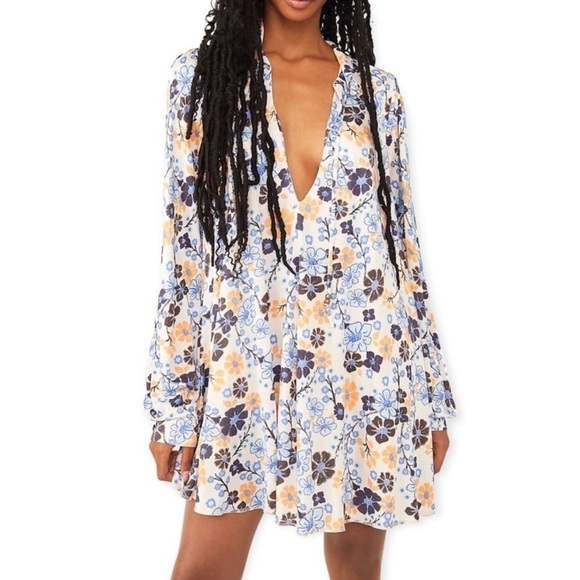 NWT FREE PEOPLE Daisy Jane Mini Dress XS - Picture 1 of 13